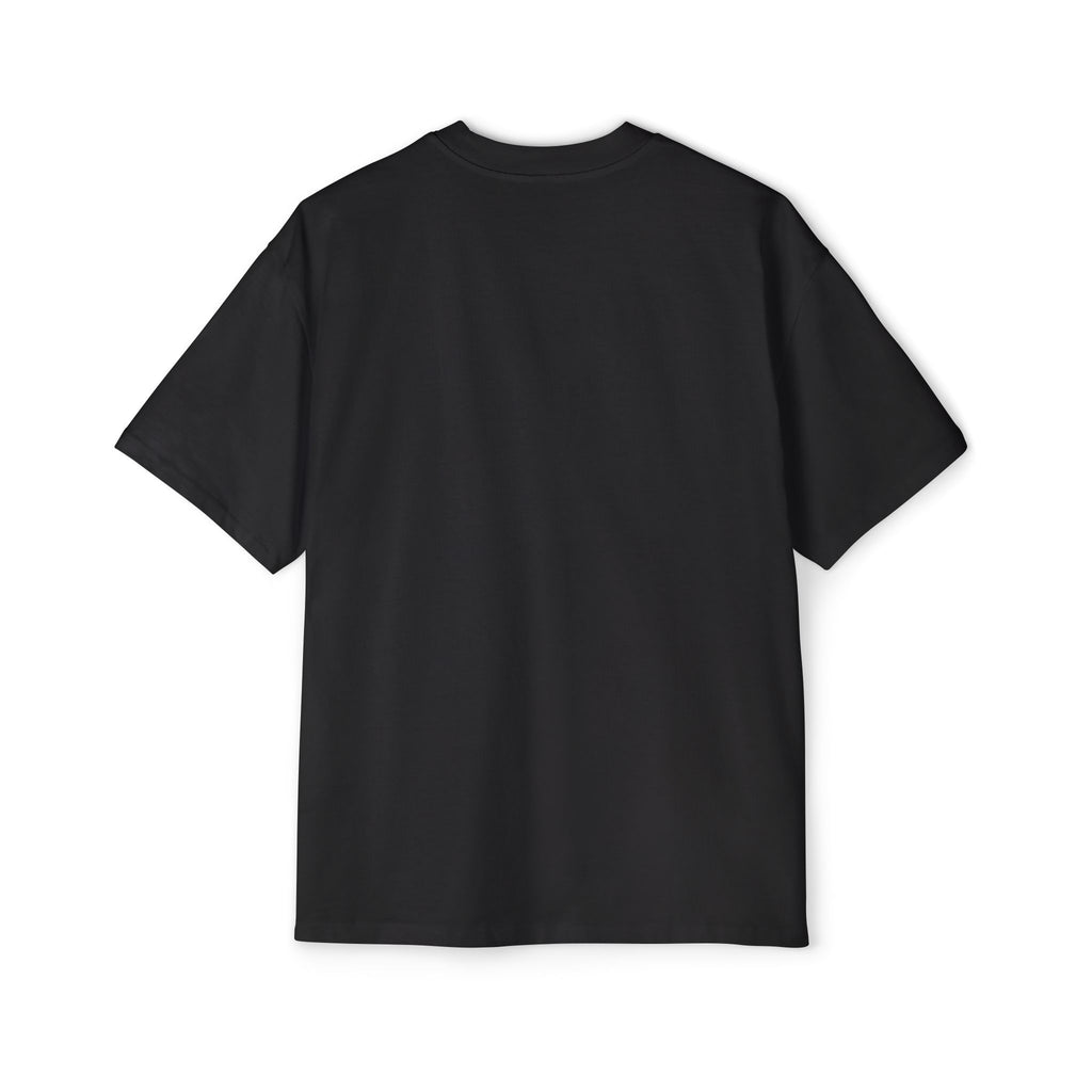 Copy of Oversized Tee — 'Fear No Evil' Angel Graphic Chest & Back Print