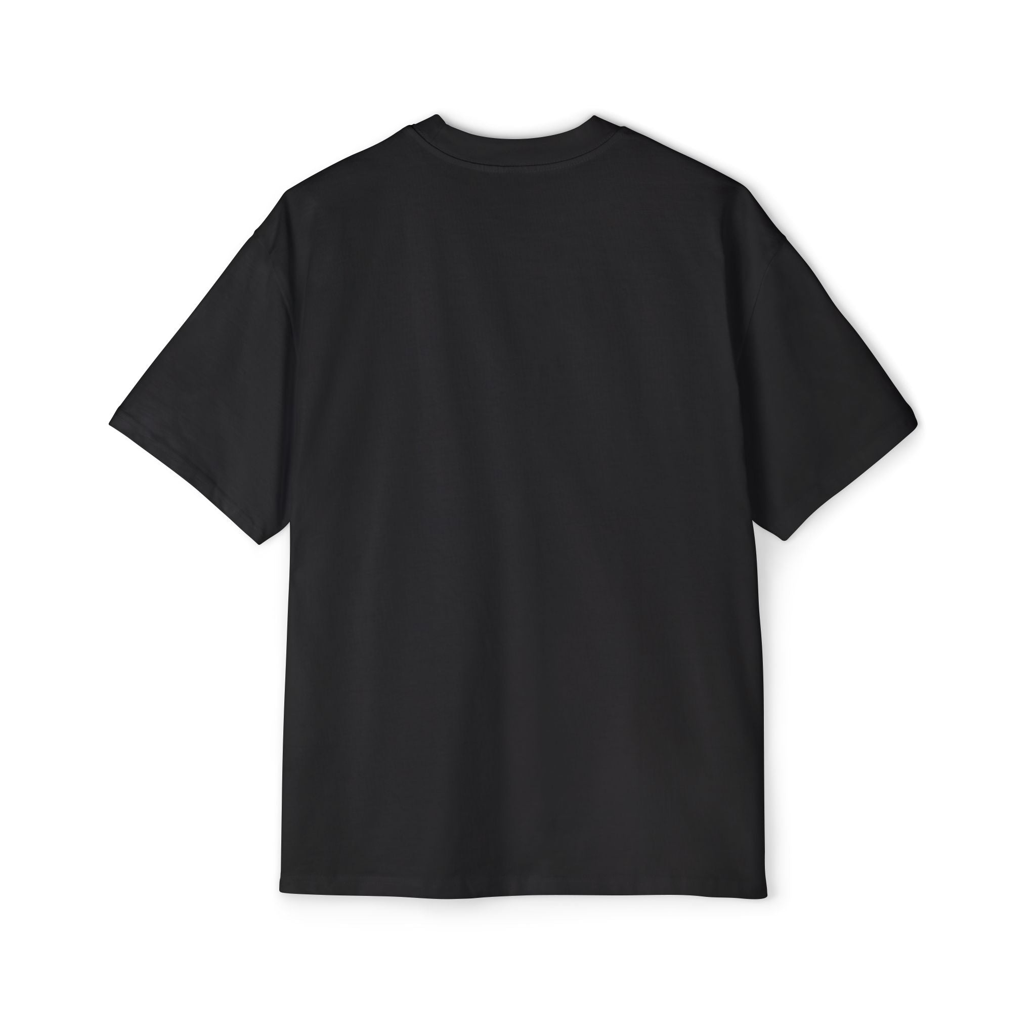 Copy of Oversized Tee — 'Fear No Evil' Angel Graphic Chest & Back Print