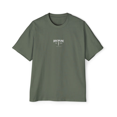 Copy of Oversized Tee — 'Fear No Evil' Angel Graphic Chest & Back Print