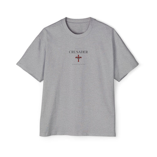 Copy of Oversized Tee — 'Fear No Evil' Angel Graphic Chest & Back Print