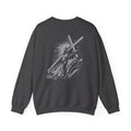 Christian Cross Crewneck Sweatshirt — Vintage Jesus Carrying Cross Graphic
