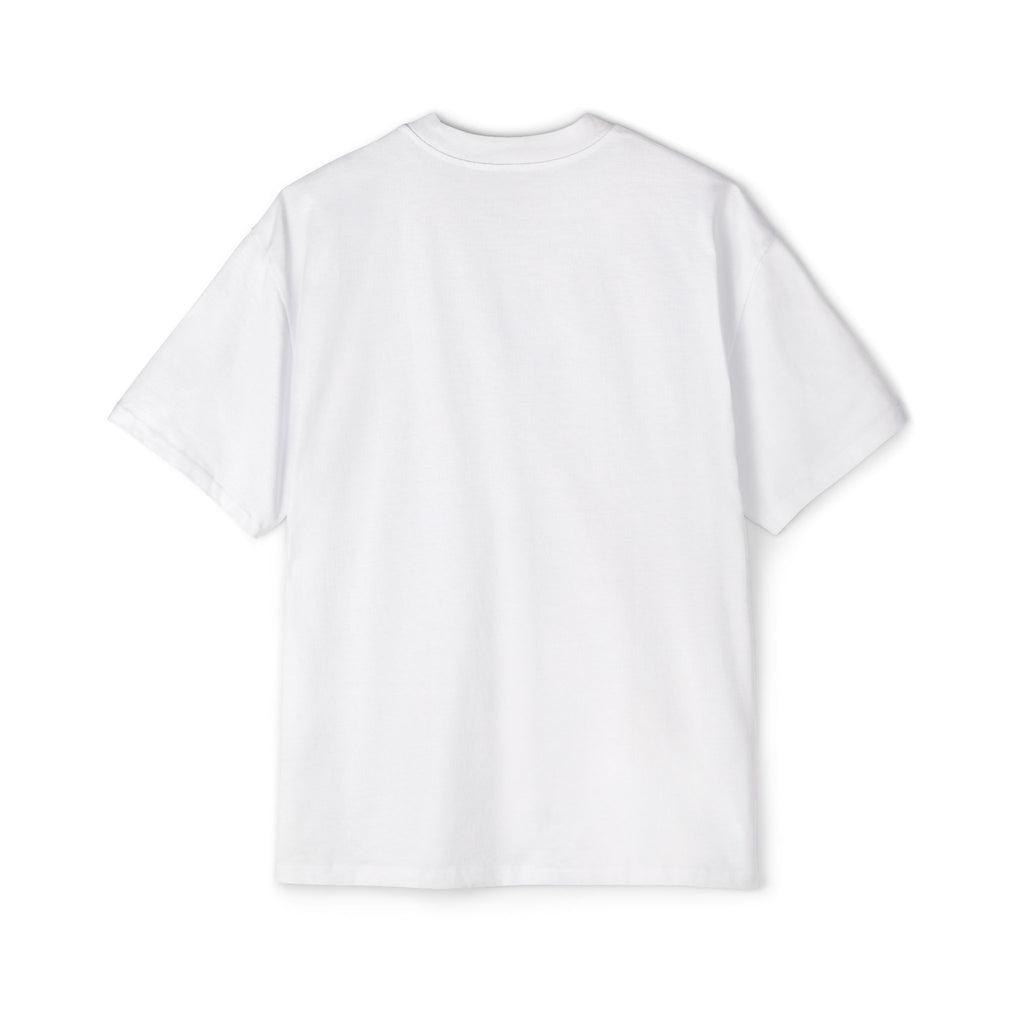 Copy of Oversized Tee — 'Fear No Evil' Angel Graphic Chest & Back Print