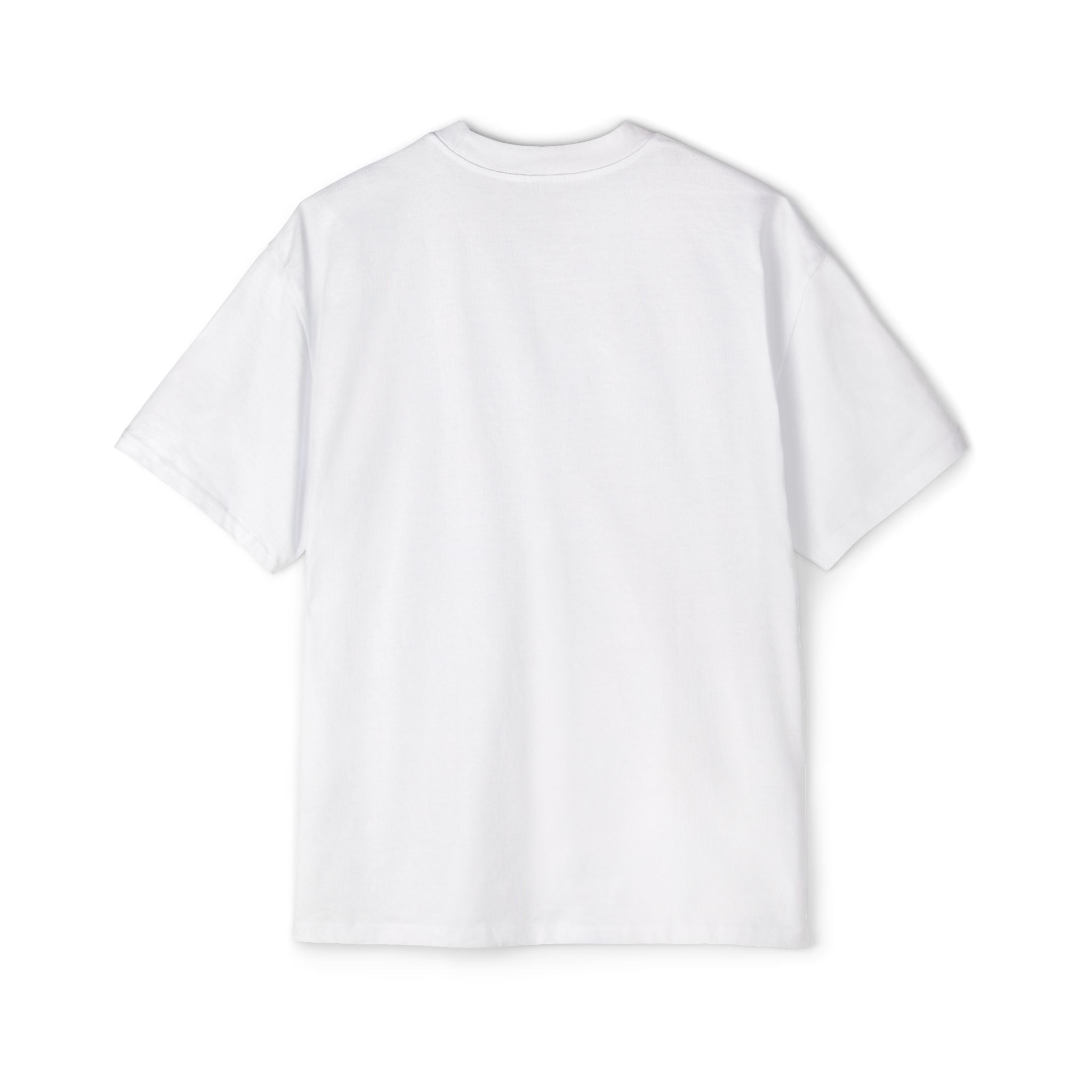 Copy of Oversized Tee — 'Fear No Evil' Angel Graphic Chest & Back Print