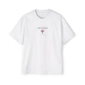 Copy of Oversized Tee — 'Fear No Evil' Angel Graphic Chest & Back Print
