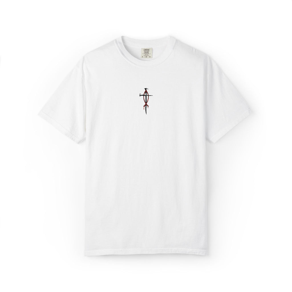 Cruz con Clavos T-Shirt — Small Vintage Lion Graphic Tee