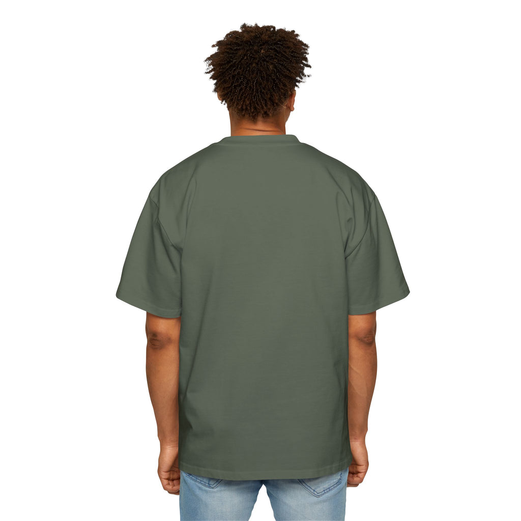 Copy of Oversized Tee — 'Fear No Evil' Angel Graphic Chest & Back Print